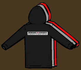 banner back of hoodie